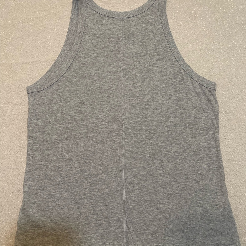 Everlane Cotton Tank Top Basics Size XL Bundle Of 2 Black & Grey - Picture 3 of 8